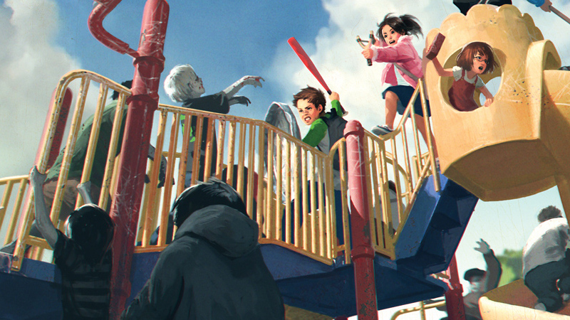 Zombie Playground vertical slice